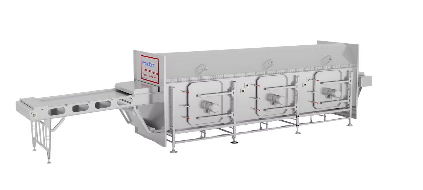 Industrial Steam Cooker for Shrimp Processing – Phan Bach Technology Series.